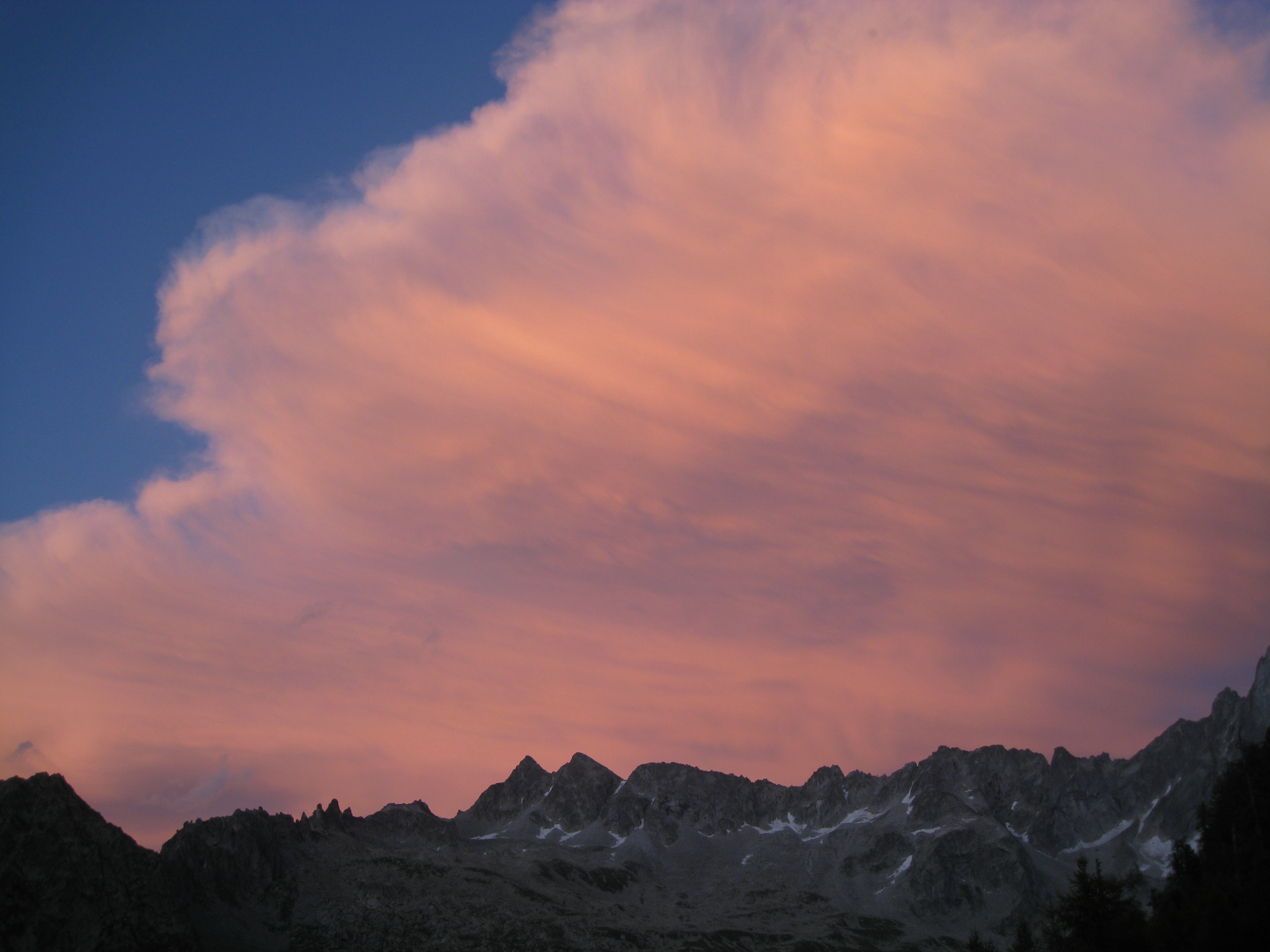 Wolken ziehen vorüber